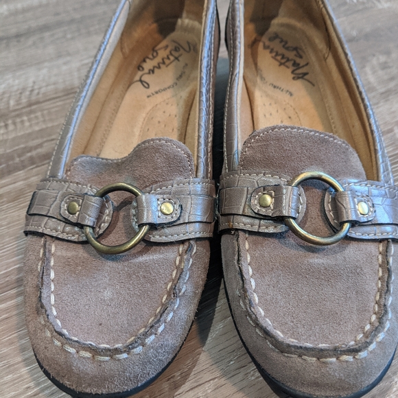 Natural Soul Women's Shoes Leather Buckle Strap Si - Picture 4 of 5